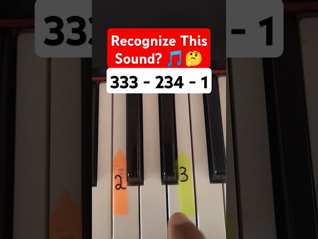 Recognize This Sound? 🎵🤔 - Easy Piano Tutorial