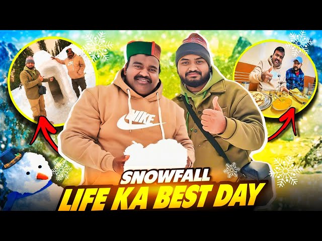 Mere Life Ka Best Day Snow Mai Khel Kar Maja Aa Gaya 🤩 || Himachal Famous Dish Siddu || #vlog