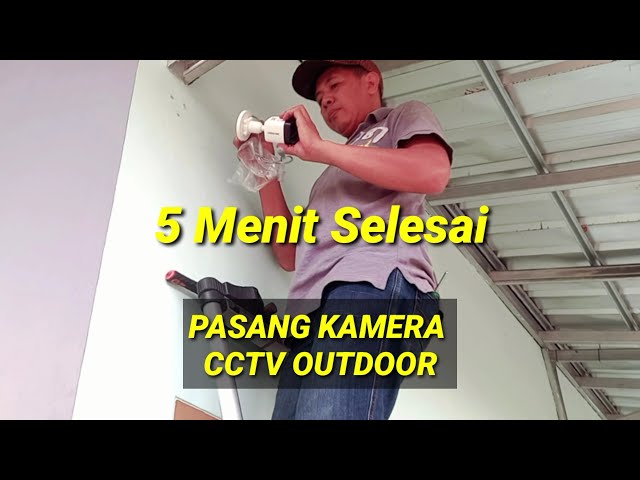 Installasi Kamera cctv Di Tembok #shorts #cctv #edukasi #hikvision