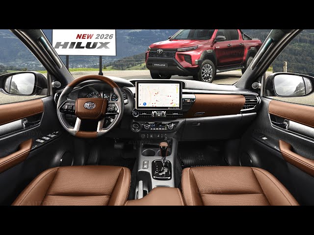 Toyota Hilux 2026 Facelift - INTERIOR & EXTERIOR Preview