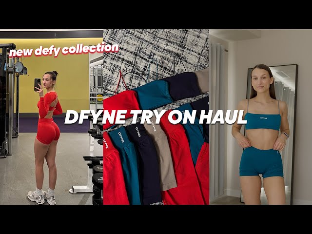 NEW DEFY COLLECTION | dfyne try on haul | impact vs defy | recharge collection