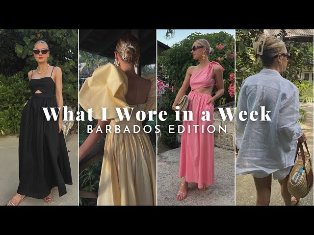 WHAT I WORE FOR A WEEK IN THE CARIBBEAN (Tropical Vacation Outfit Ideas)