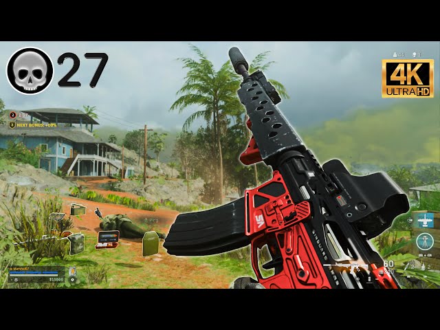 Warzone Solo Win Gameplay 27 Kill M4A1 (No Commentary)