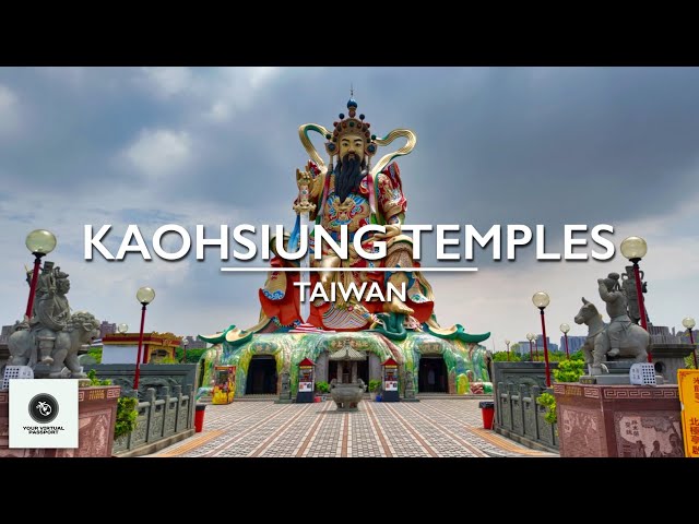 A Must-Visit Place in Kaohsiung! Tour Around the LOTUS POND With Big Temples! Walking Tour | Taiwan