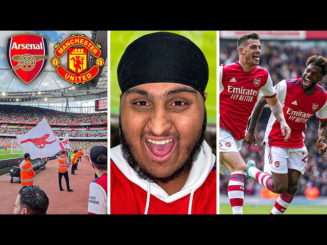 ELECTRIC ATMOSPHERE as ARSENAL SMASH MAN UNITED 3-1! - Matchday Vlog