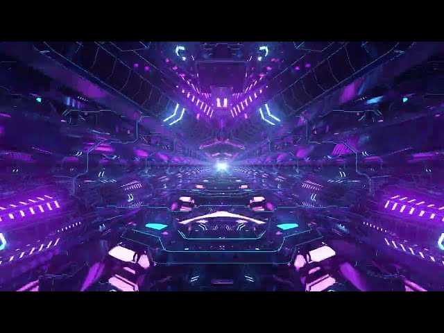 Dynamic Purple Futuristic Background Video - VJ Loop 4K for Stunning Performances