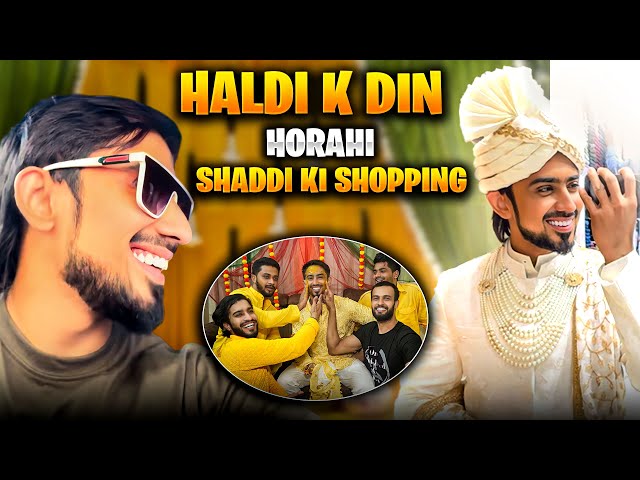 Haldi Ke Din Shaadi Ki Shopping😮‍💨💛 | Part 1 | Adnaan 07