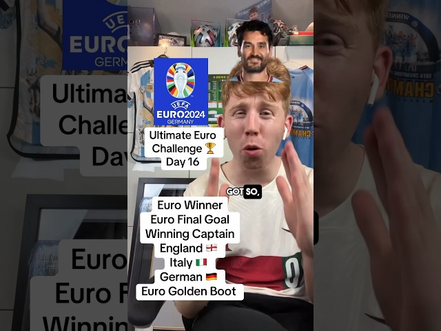 The Ultimate Euro Challenge 🏆 - Day 16