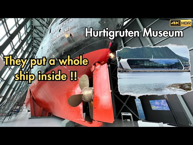 Hurtigruten Museum - They put A WHOLE SHIP inside a museum | Vesterålen