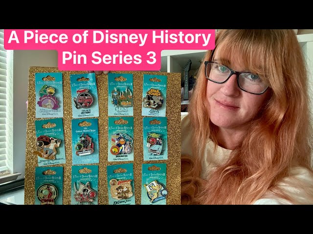 A Piece of Disney History Pin Series 3 - Let’s Talk About Disney Parks Pin Trading and Collecting