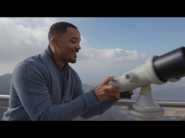 Will Smith reacts to slapping Chris Rock