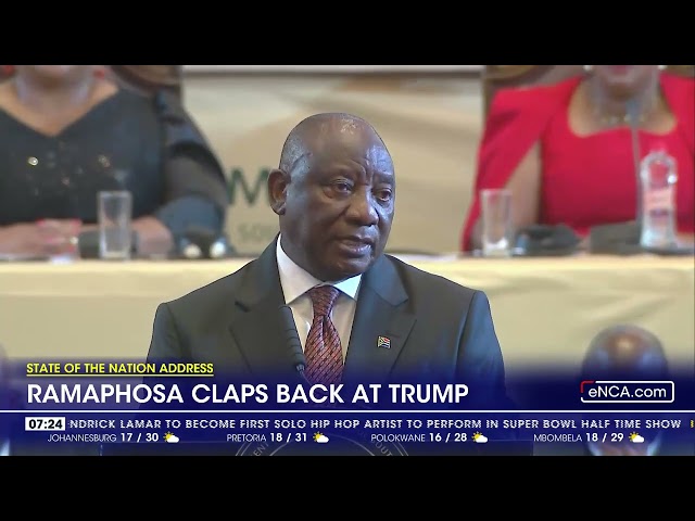 'We will not be bullied', Ramaphosa claps back at Trump