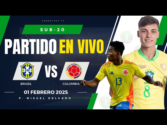 🔴 Colombia vs Brasil EN VIVO / Sudamericano Sub20