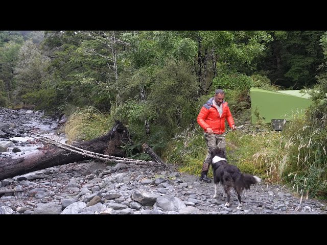 Tent Camping In The Rain