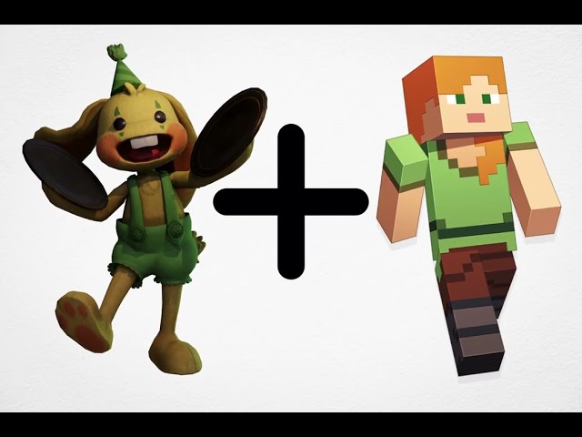 Bunzo Bunny 3D + Minecraft = ????? Poppy Playtime Animation