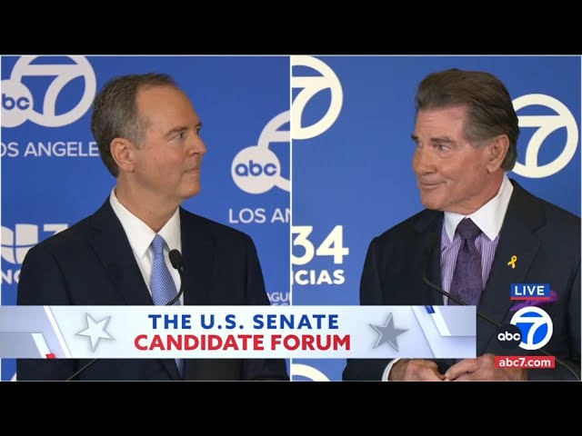 Steve Garvey confronts Adam Schiff about '3rd base' comment