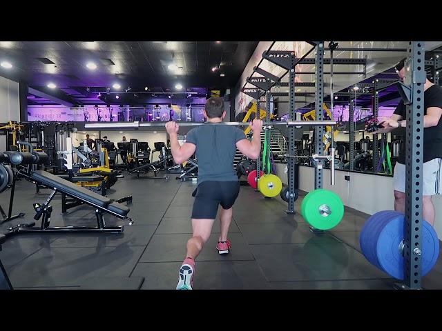 Barbell Walking Lunges