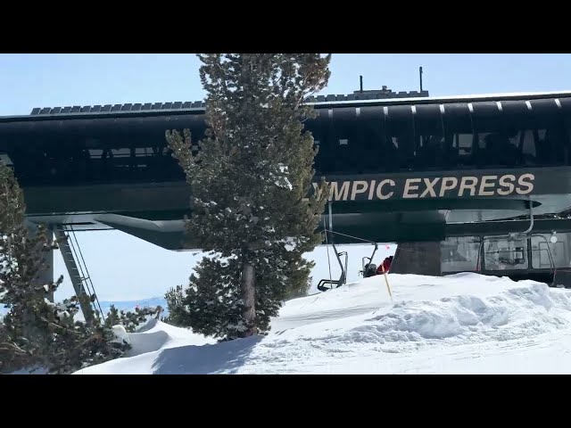 Skiing the Olympic Express top to bottom at Heavenly in South Lake Tahoe on Friday, March 8, 2024