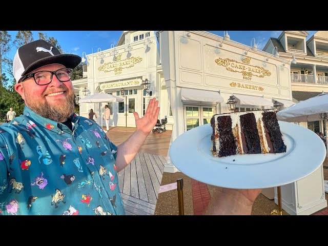 Disney’s Cake Bake Shop Restaurant: Full Dining Review: Is It Worth It? $22 Cake Slice | Disney Food