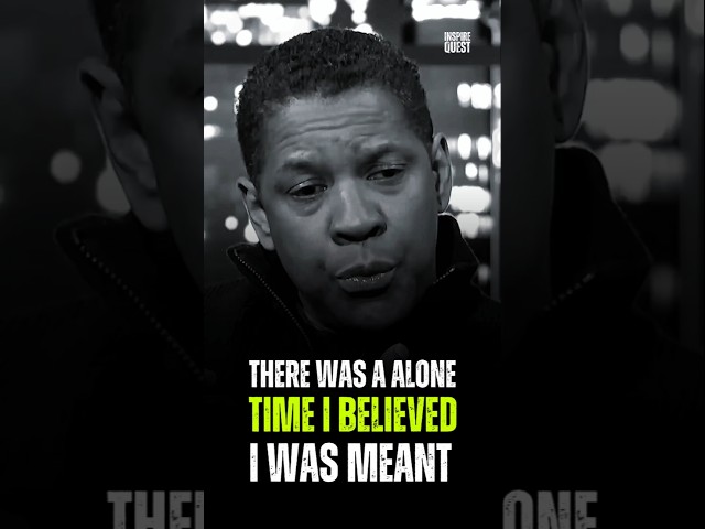 There was a alone time-- Denzel Washington #motivation #success #denzelwashingtonquotes