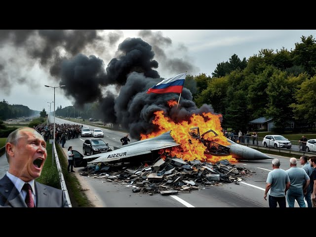 Today's Tragedy! Russian SU-57 Fighter Jet Pilot Makes Big Mistake While Passing Near Kursk Region