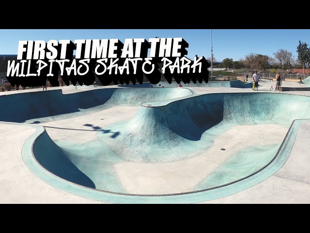 First Time at the Milpitas Skate Park - Inline skating