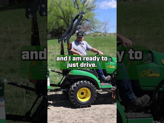 Operating A Frontier BB2048 Box Blade & A John Deere 1025R Tractor