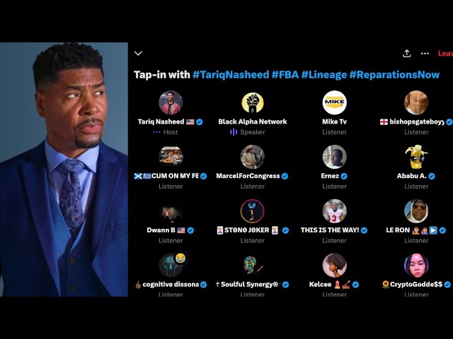 Tap In w/ Tariq Nasheed LIVE #tariqnasheed #reparationsnow #fba