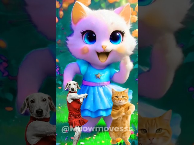 Cute 😍 Cat 🐈 Dancing Video #cat #shorts #cute #006