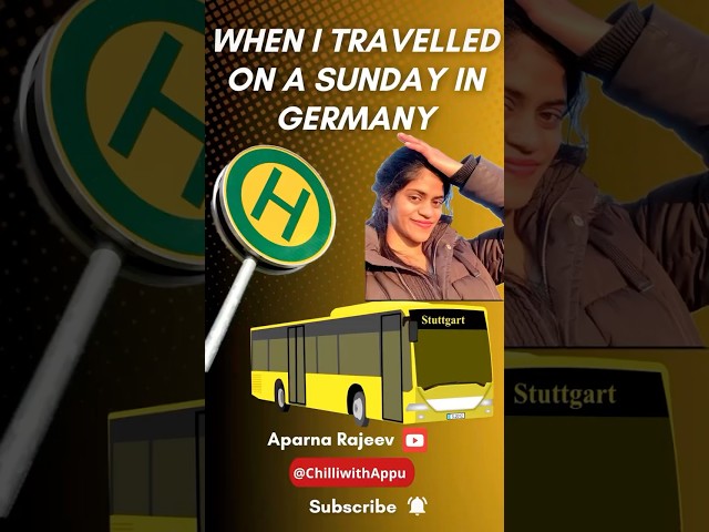 When I travelled 🚌 on a Sunday in Germany #germany #vlog #sunday #public #transport