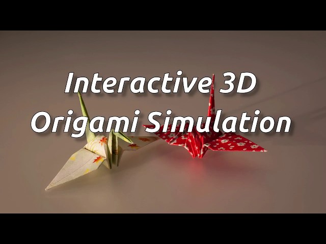 Interactive 3D Origami Simulation