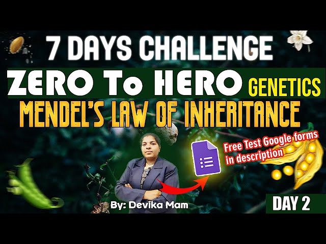 What's the Secret to Mendel's Laws of Inheritance? | 7 Days Genetics Challenge|12 Students& NEET2025