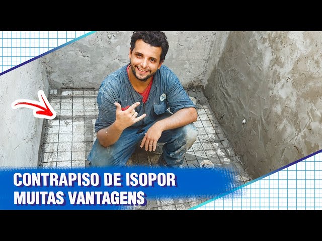 CONTRAPISO DE ISOPOR - EPS I LEVE, PRÁTICO E BARATO I FAÇA VOCÊ MESMO - PASSO A PASSO DETALHADO