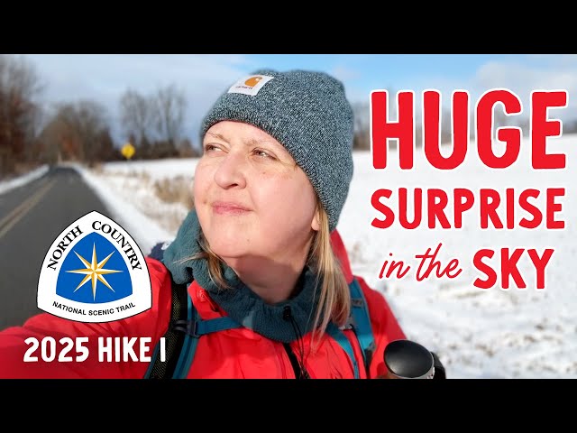 First Hike of 2025 on the North Country Trail - Snow, frigid temps, and more | Marshall to Albion