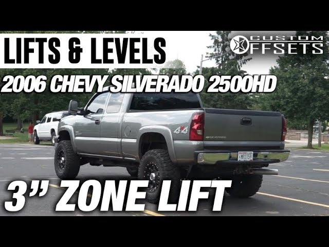 Lifts & Levels: 2006 Chevy Silverado 2500HD, 3" Zone Lift