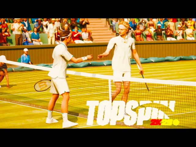 TopSpin 2K25 Zverev vs Federer