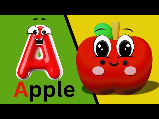 ABC Phonic Songs for Kids | A for Apple | B for Ball | Toddler Learning | Alphabets Songs