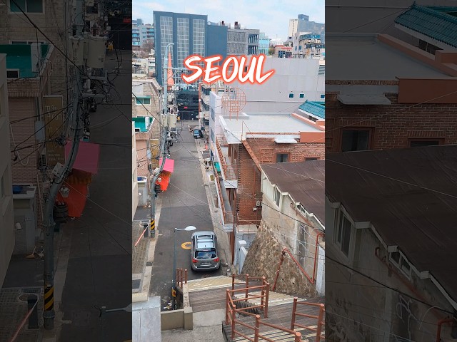 Itaewon Backstreets in Seoul KOREA #korea #shorts #seoul