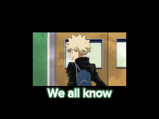 Im happy Bakugo had character development,he became a better person😊😊😊😊