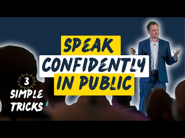 How To Speak Confidently In Public - 3 Simple Tricks