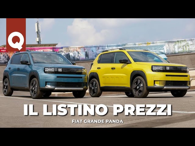 I PREZZI e gli ALLESTIMENTI della FIAT GRANDE PANDA (da 18.900 euro)