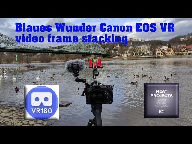 Blaues Wunder Canon VR 3D 180 LR