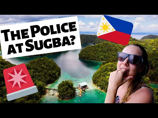 A RUN IN WITH THE FILIPINO POLICE - Fail at the Sugba Lagoon and Kawhagan Island