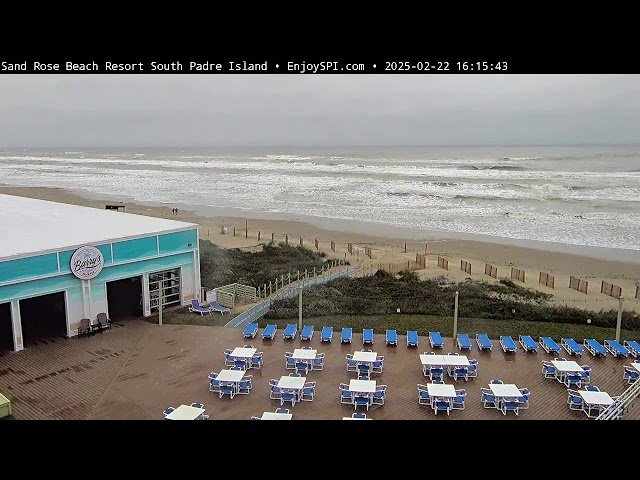 South Padre Island LIVE - North Beach Webcam at Sand Rose Beach Resort South Padre Island