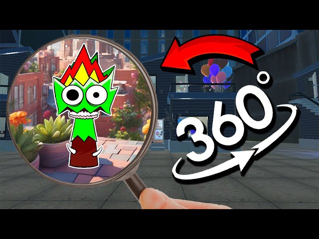 Find Owakcx Zombie - Incredibox Sprunki | Finding Challenge 360º VR Video