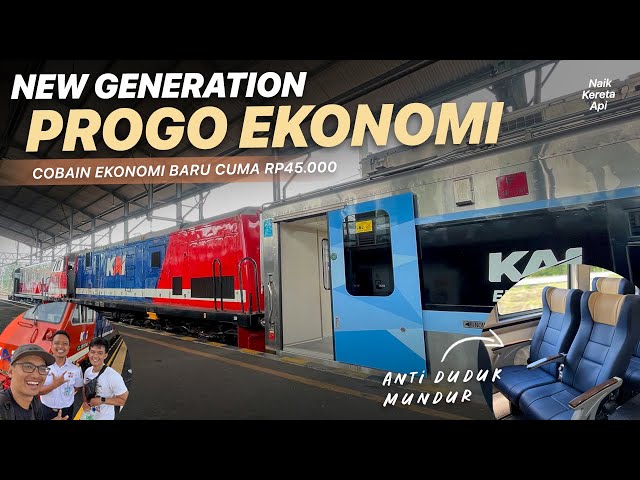 Rp45.000 DAPET KERETA EKONOMI NEW GENERATION ‼️ Naik KA Progo Ekonomi Lempuyangan - Kutoarjo