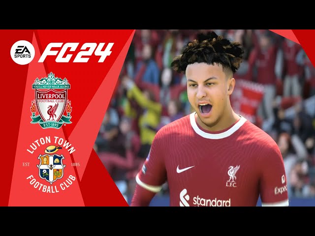 PS5 FC 24 | Liverpool vs Luton Town | Premier League