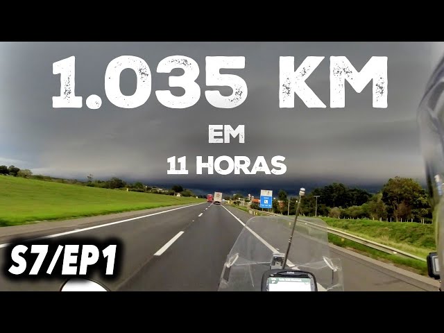 1,035 KM BY MOTORCYCLE IN ONE DAY - MOTORCYCLE TRIP to URUGUAY - S7/EP1