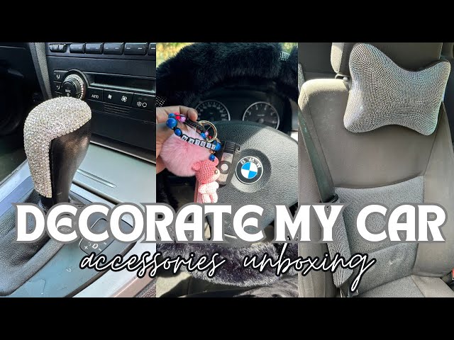 DECORATE MY FIRST CAR W/ME | BLING BLING | ROYAL GLOWW