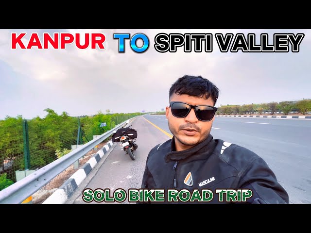 Kanpur to spiti valley road trip on tvs Apache rtr 180 | Day 1 Reach Dehli